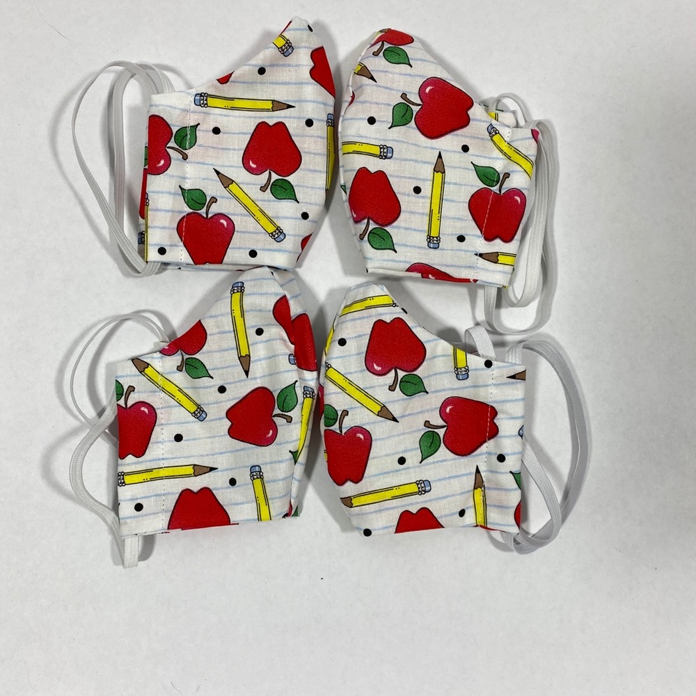 Teacher/ apple face mask - Picture 6 of 6